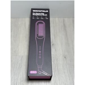 Wavytalk Pro Steam Hair Straightener Brush 3 in 1 Straightener Open Box